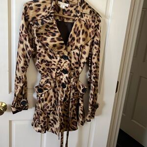 Xoxo animal print jacket